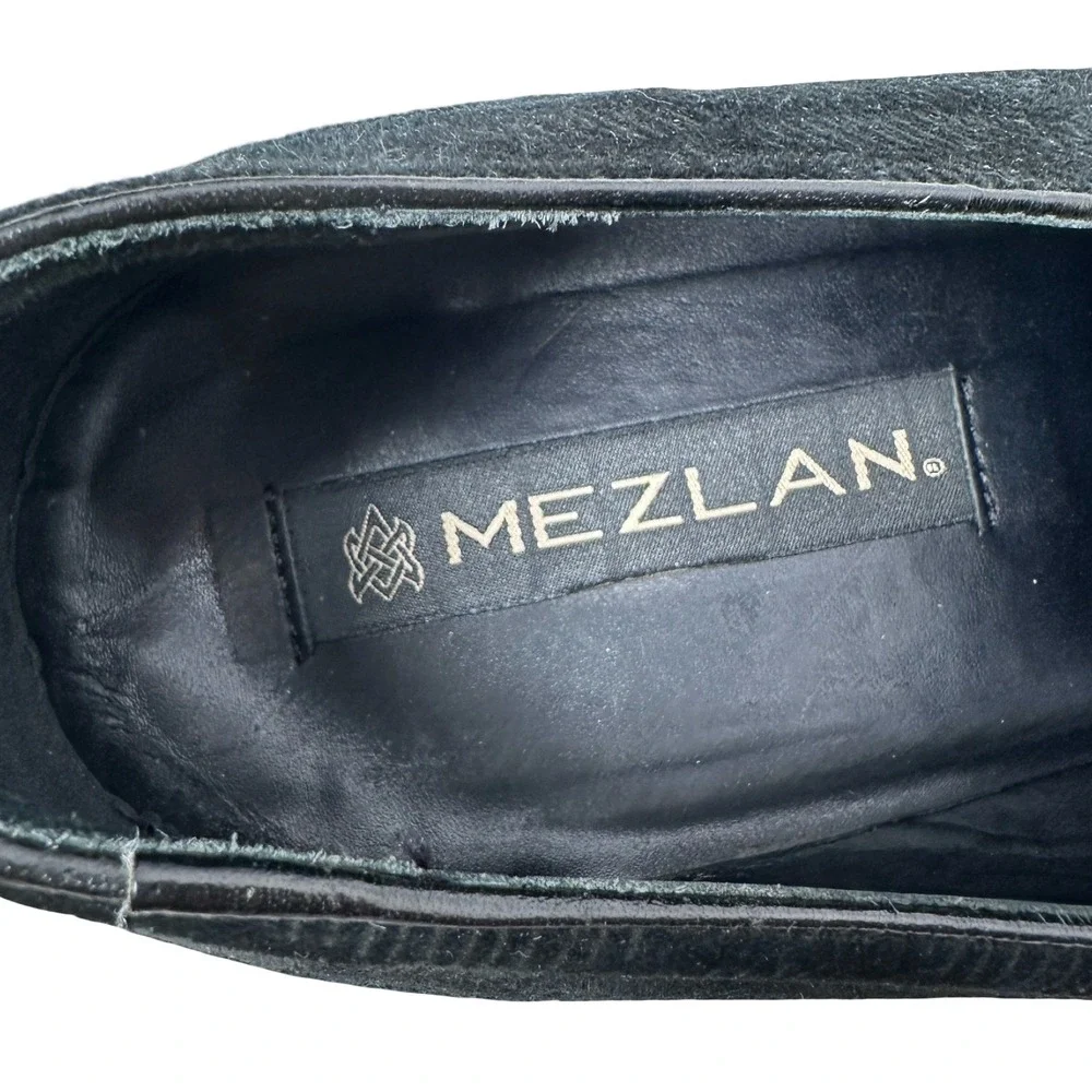 Mezlan Merlin Mens Black Suede Textured Diamond Loafers Shoes Size 14 M‎ Spain